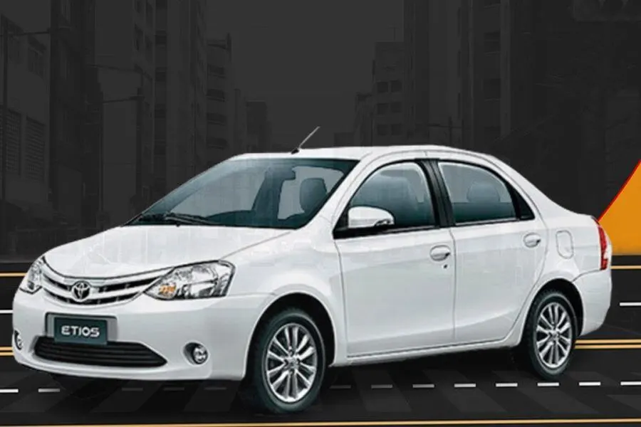 Toyota Etios - cab rental in Kashmir